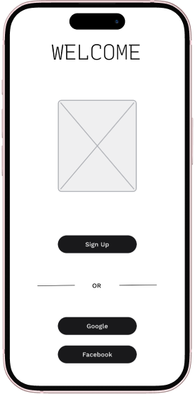 Initial wireframe
